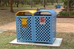 recycle bins